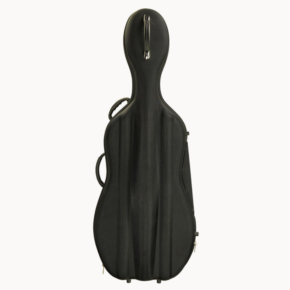 Semi-rigid Cello Case, 4/4, 3/4, 1/2, hard shell, soft shell, light, Primo, China, hand-picked and inspected by Violins and such, with TEO musical Instruments, London Ontario Canada
