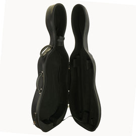 Semi-rigid Cello Case, 4/4, 3/4, 1/2, hard shell, soft shell, light, Primo, China, hand-picked and inspected by Violins and such, with TEO musical Instruments, London Ontario Canada