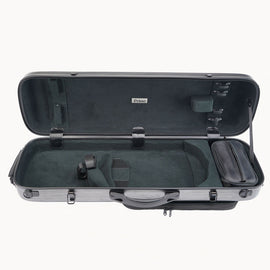 Primo Oblong Polycarbonate Violin Case, light, Primo, China, hand-picked and inspected by Violins and such, with TEO musical Instruments, London Ontario Canada
