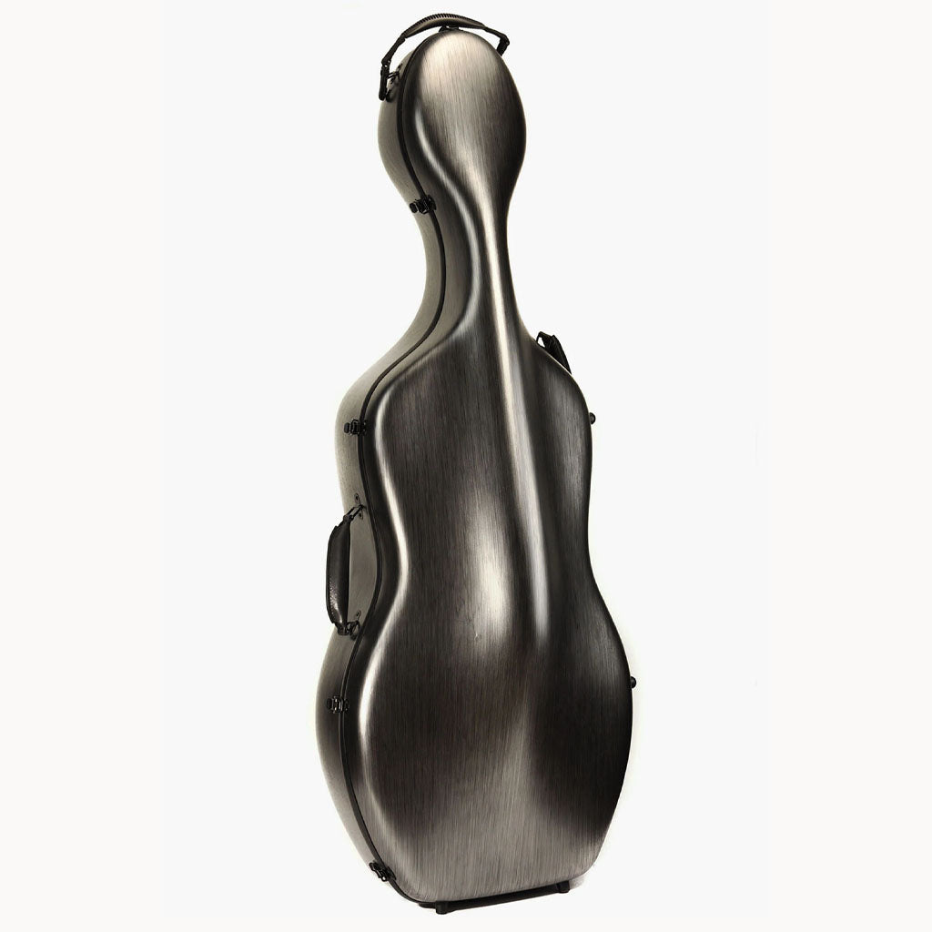Shaped 6360 Polycarbonate PC Cello case, Primo, China, hand-picked and inspected by Violins and such, with TEO musical Instruments, London Ontario Canada