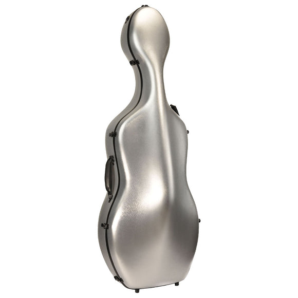 Shaped 6360 Polycarbonate PC Cello case, Primo, China, hand-picked and inspected by Violins and such, with TEO musical Instruments, London Ontario Canada