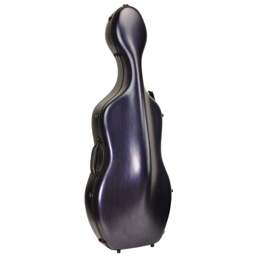 Shaped 6360 Polycarbonate PC Cello case, Primo, China, hand-picked and inspected by Violins and such, with TEO musical Instruments, London Ontario Canada