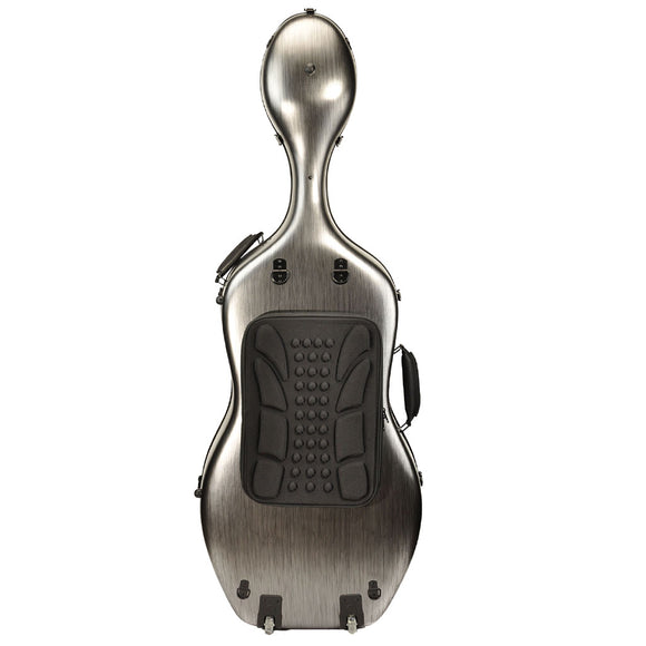 Shaped 6360 Polycarbonate PC Cello case, Primo, China, hand-picked and inspected by Violins and such, with TEO musical Instruments, London Ontario Canada