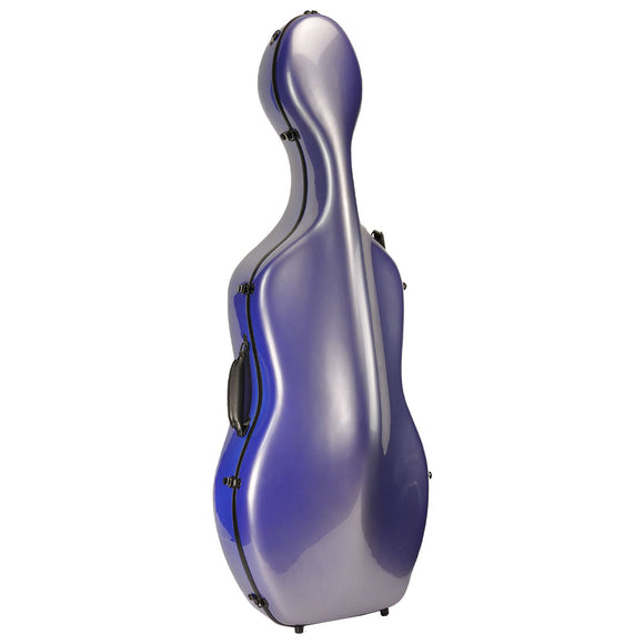 Shaped 6360 Polycarbonate PC Cello case, Primo, China, hand-picked and inspected by Violins and such, with TEO musical Instruments, London Ontario Canada