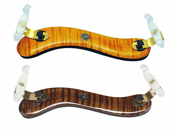 Viva DIAMOND Wooden Violin Shoulder rest, Light Maple, Dark Maple, wooden, Viva la Musica, Slovenia, hand-picked and inspected by Violins and such, with TEO musical Instruments, London Ontario Canada