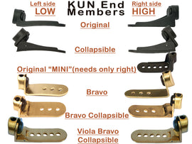 KUN Replacement Shoulder Rest END MEMBERS, Canada, Kun, hand-picked and inspected by Violins and such, with TEO musical Instruments, London Ontario Canada