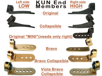 KUN Viola Replacement Shoulder Rest END MEMBERS - 0
