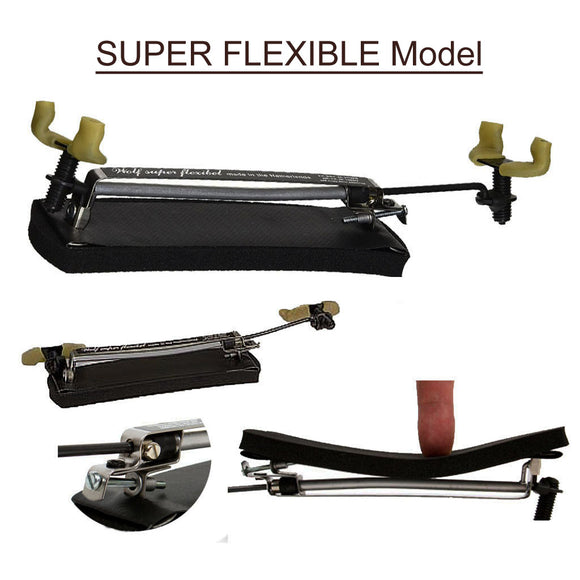 Wolf Violin Shoulder Rest, Primo, Secondo, Forte, Standard, Superflexible, 4/4, 3/4, 1/2, 1/4, 1/8, 1/16, Wolf, Netherlands, Holland, Dutch, hand-picked and inspected by Violins and such, with TEO musical Instruments, London Ontario Canada