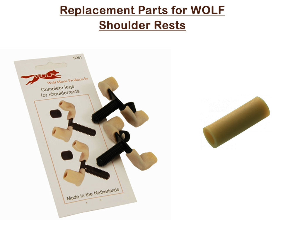 Wolf Replacement parts for Shoulder Rests, Wolf, Netherlands, Holland, Dutch, hand-picked and inspected by Violins and such, with TEO musical Instruments, London Ontario Canada