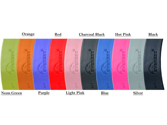 Everest EZ and Spring Collection ES Violin Shoulder Rests, Black, Red, Hot Pink, Light Pink, Purple, Blue, Neon Green, Orange, Everest, USA, 4/4, 3/4, 1/2, 1/4, 1/8, 1/16, full size, hand-picked and inspected by Violins and such, with TEO musical Instruments, London Ontario Canada