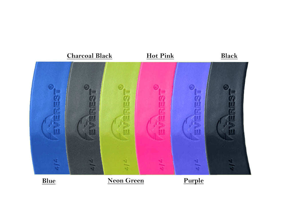 Everest ECS Collapsible Violin Shoulder Rest, Black, Red, Hot Pink, Light Pink, Purple, Blue, Neon Green, Orange, Everest, USA, 4/4, 3/4, 1/2, 1/4, 1/8, 1/16, full size, hand-picked and inspected by Violins and such, with TEO musical Instruments, London Ontario Canada