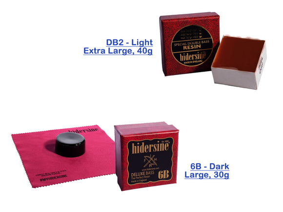 Hidersine Double Bass Rosin, hard, soft, 6B, DB2, Hidersine, UK, England, hand-picked and inspected by Violins and such, with TEO musical Instruments, London Ontario Canada
