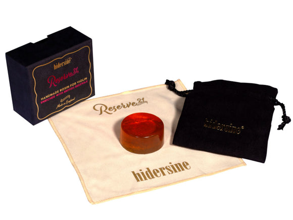 Reserve 21 Violin and Viola Rosin, medium hard, Hidersine, UK, England, hand-picked and inspected by Violins and such, with TEO musical Instruments, London Ontario Canada