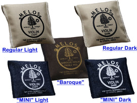 Melos Violin rosin, dark, light, baroque, Greece, hand-picked and inspected by Violins and such, with TEO musical Instruments, London Ontario Canada