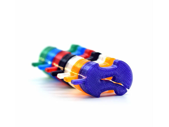 Viowiess 3D Printed Violin Mutes, blue, black, red, green, purple, hand-picked and inspected by Violins and such, with TEO musical Instruments, London Ontario Canada