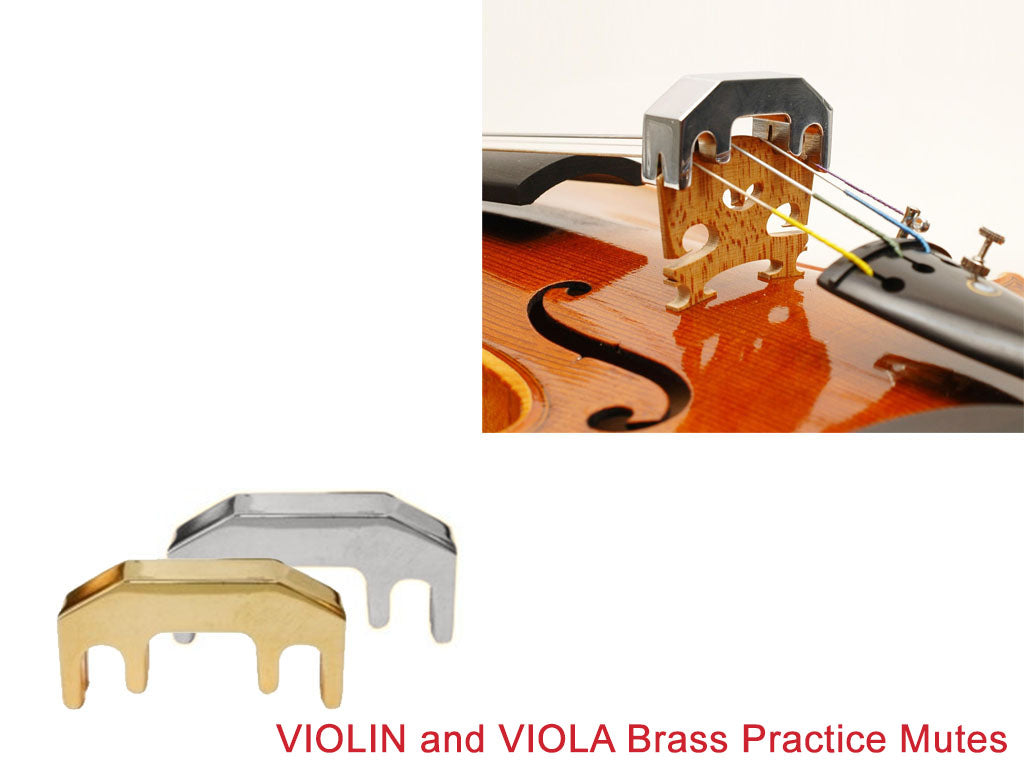 Ultra Practice Brass Mutes, USA, gold, nickel, metal mute, hand-picked and inspected by Violins and such, with TEO musical Instruments, London Ontario Canada