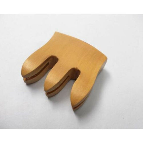 Wooden 3-prong Mutes, ebony, boxwood, rosewood, hand-picked and inspected by Violins and such, with TEO musical Instruments, London Ontario Canada