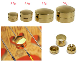 Mberg Lup-X Wolf Eliminators, brass, simple, hand-picked and inspected by Violins and such, with TEO musical Instruments, London Ontario Canada