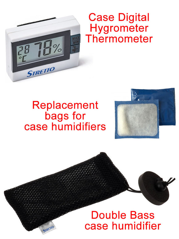 Stretto Replacement Bags for Case Humidifier, Violin/Viola, Cello, hand-picked and inspected by Violins and such, with TEO musical Instruments, London Ontario Canada