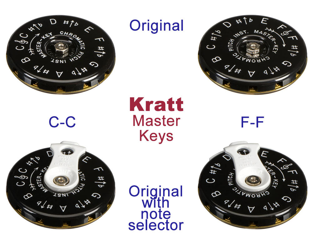 Master Key Chromatic Pitch Pipes, Kratt, professionally adjusted at Teo Musical Instruments London Ontario Canada
