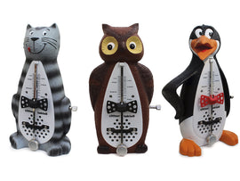 Wittner Taktell mechanical metronomes in animal shapes, hand-picked and inspected by Violins and such, with TEO musical Instruments, London Ontario Canada