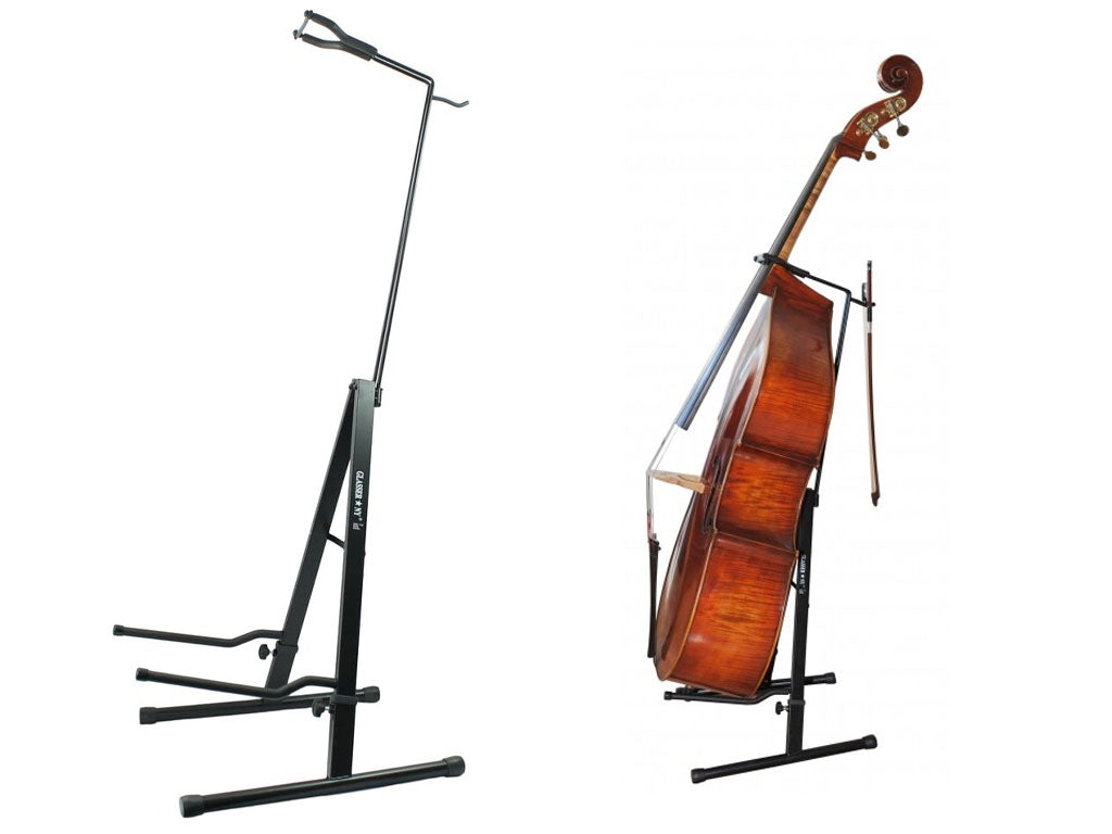 Glasser Adjustable Double Bass Stand, U.S.A., hand-picked and inspected by TEO musical Instruments, London Ontario Canada