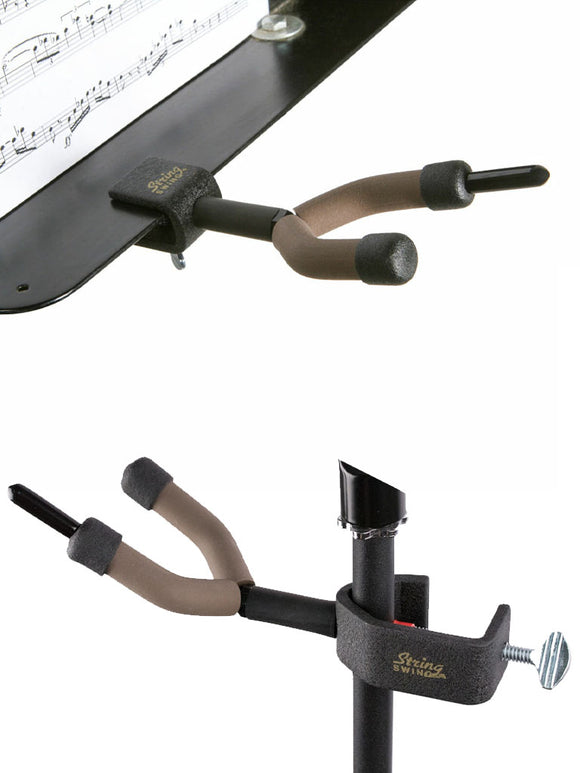 String Swing Violin/Viola Music Stand Hangers, U.S.A., hand-picked and inspected by TEO musical Instruments, London Ontario Canada